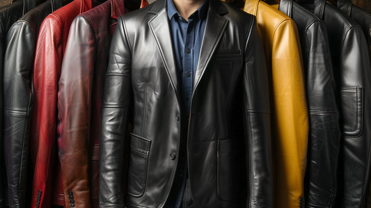 What to wear with men's leather blazers