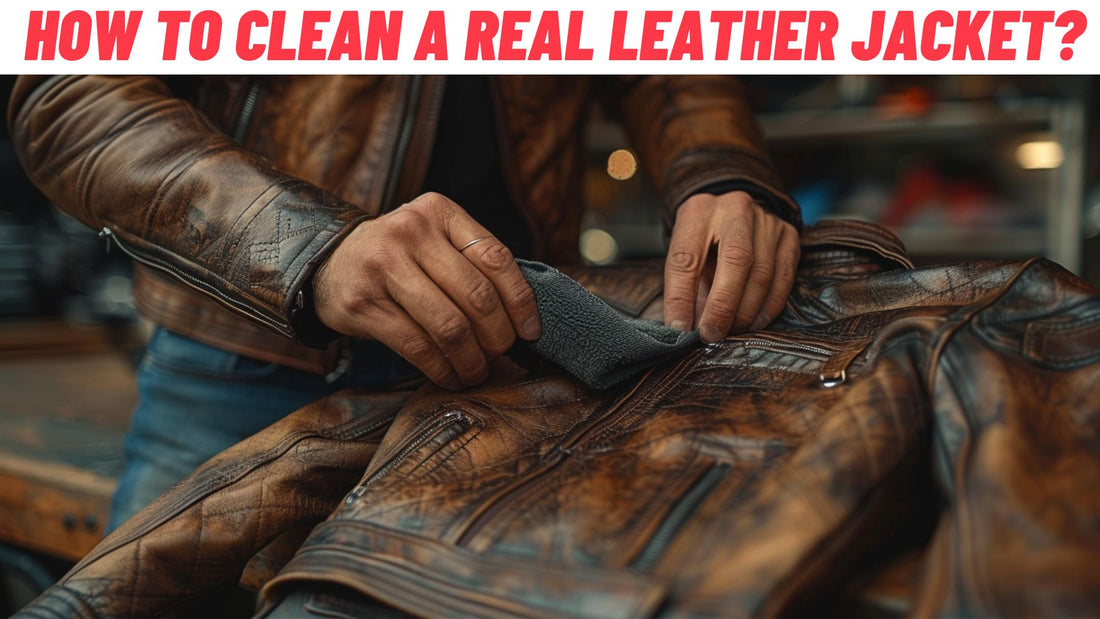 How to clean leather jacket