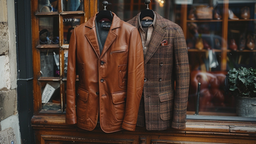 Men's Leather Blazers Vs. Sports coats