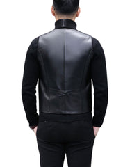 Zorro Black Leather Vest